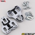 SPD-SL cleats for automatic &quot;road&quot; bicycle pedals, Look Keo type 4.5° Vélox gray