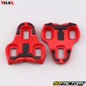 SPD-SL cleats for automatic “road” bicycle pedals, Look Keo type 9° Vélox red