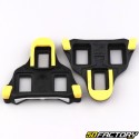 Yellow SPD-SL cleats for Shimano 6° “road” bicycle automatic pedals