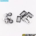 Calas SPD-SL para pedales automáticos de bicicleta “carretera” Shimano SM-SH11 6° amarillos