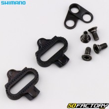 Tacchette SPD per pedali bici automatici Shimano SM-SH51 &quot;MTB&quot; neri (senza piastre di supporto)