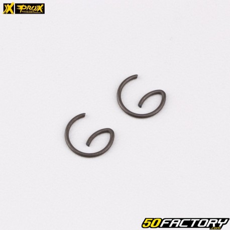 Clips axe de piston Ø10 mm (forme G) Yamaha PW 50, Minarelli vertical, horizontal... ProX (lot de 2)