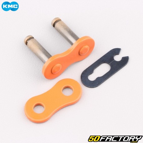 Orange KMC reinforced 530 chain quick coupler