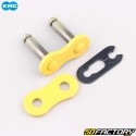 Yellow KMC reinforced 530 chain quick coupler