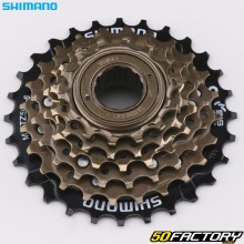 Roda livre de bicicleta de 6 velocidades Shimano Tourney MF-TZ500 (14-28)