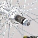 26&quot; bicycle rear wheel (19-559) for 6/7V gray aluminum freewheel