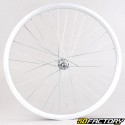 26&quot; bicycle rear wheel (19-559) for 6/7V gray aluminum freewheel