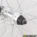 Ruota posteriore per bicicletta da 28&quot; (19-622) per cassetta 8/9V in alluminio grigio