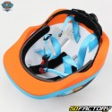 Casco de bicicleta infantil Paw Patrol azul y naranja