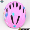 Casco de bicicleta infantil Paw Patrol rosa y azul