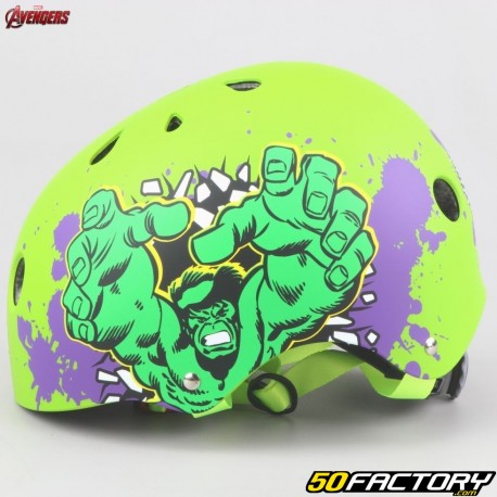 Casque vélo enfant Hulk vert