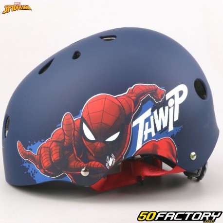 Casco de bicicleta infantil Spider-Man azul oscuro