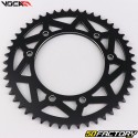 Rear sprocket 48 aluminum teeth 420 Derbi,  Rieju,  Yamaha,  Peugeot... Voca black