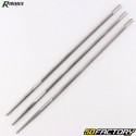 Lime per affilare Ø4.8 mm per catena motosega Ribimex (set da 3)