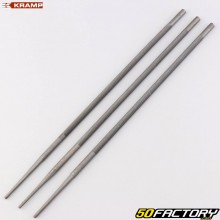 Limas de afiação de Ø5.5 mm para corrente de motosserra Kramp (conjunto de 3)