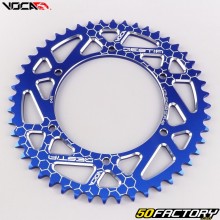 Couronne 48 dents alu 420 Derbi, Aprilia, Gilera... Voca bleue