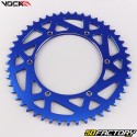 Couronne 48 dents alu 420 Derbi, Aprilia, Gilera... Voca bleue