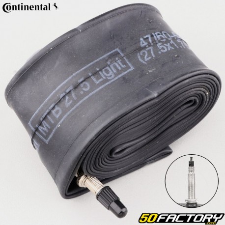 Bicycle inner tube XNUMXxXNUMX/XNUMX (XNUMX/XNUMX-XNUMX) Presta valve FV XNUMX mm Continental  Light