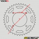 Couronne 40 dents alu 420 Yamaha DT MX, DTR, FS1, RD50... Voca noire