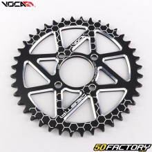 Rear sprocket 40 aluminum teeth 420 Yamaha DT MX,  DTR,  FS1, RD50 ... Voca black