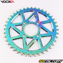 Rear sprocket 40 aluminum teeth 420 Yamaha DT MX,  DTR,  FS1, RD50 ... Voca titanium