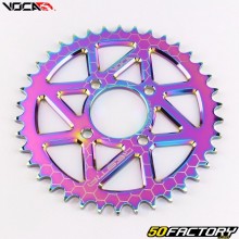 Rear sprocket 38 aluminum teeth 420 Yamaha DT MX,  DTR,  FS1, RD50 ... Voca titanium