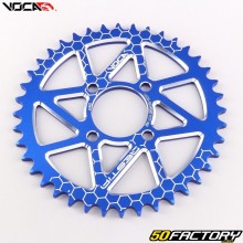 Couronne 40 dents alu 420 Yamaha DT MX, DTR, FS1, RD50... Voca bleue