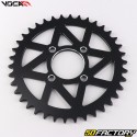 Rear sprocket 38 aluminum teeth 420 Yamaha DT MX,  DTR,  FS1, RD50 ... Voca black