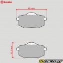 Plaquettes de frein avant carbone céramique Yamaha Virago 250, 400, 535 Brembo