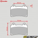 Carbon ceramic brake pads Yamaha FZR 400, 1000, XJR 1200, XVZ 1300... Brembo