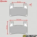 Hyosung GT 250 carbon ceramic front brake pads, ST 700, Honda CBR 600 RR... Brembo