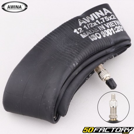 Fahrradschlauch 12 1/2x1.75/2.25 (47/62-203) Dunlop DV 22 mm Ventil Awina