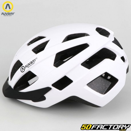 Capacete de bicicleta Auvray Protect branco mate