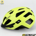 Casco ciclista Auvray Protect amarillo fluorescente mate