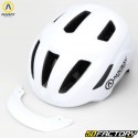 Capacete de bicicleta Auvray Reflex branco fosco