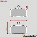 Front sintered metal brake pads Husqvarna TC 85, KTM SX 85, Freeride 250, 350...Brembo Off-Road