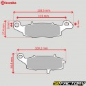 Pastillas de freno de metal sinterizado Suzuki SV 650, Kawasaki Z 750, VN 800... Brembo