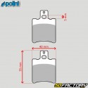 Organic brake pads MBK Nitro,  Piaggio Free,  Suzuki AP 50 ... Polini