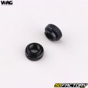 Presta 60mm Wag Bike Tubeless Tire Valves Black (Pack of 2)