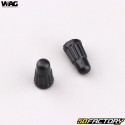 Presta 60 mm Wag Bike Tubeless-Reifenventile, Schwarz (2er-Pack)