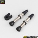 Valves et rouleau d'étanchéité de roues Zero Flats 19 mm (kit de conversion tubeless avec liquide préventif)