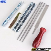 Limas de afiação de corrente Ozaki (kit completo)