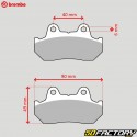 Plaquettes de frein carbone céramique Honda CB 125, 650, 900... Brembo