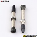 Presta 45 mm tubeless tire valves for Zéfal bicycles (set of 2)