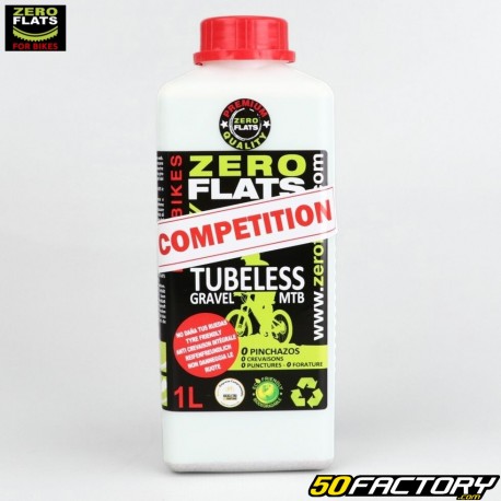 Zero Flats Competition anti-puncture bicycle preventative liquid 1L