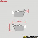 Pastillas de freno de metal sinterizado Yamaha  YZ XNUMX, XNUMX, YZF XNUMX, Beta  RR XNUMX, XNUMX, Fantic  XXF... Brembo