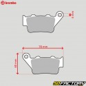 Plaquettes de frein métal fritté Yamaha WR 125, Fantic Caballero 500, Honda NX 650... Brembo