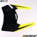 Adesivo de carenagem farol tipo KTM EXC Ahdes preto e amarelo