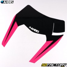 Adesivo targa faro KTM EXC, EXC-F XNUMX, XNUMX, XNUMX, XNUMX (XNUMX - XNUMX) Ahdes nero e rosa