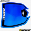 Adesivo típico de placa de farol Yamaha YZ 125, 250 (2015 - 2021) ... Gencod preto e azul holográfico